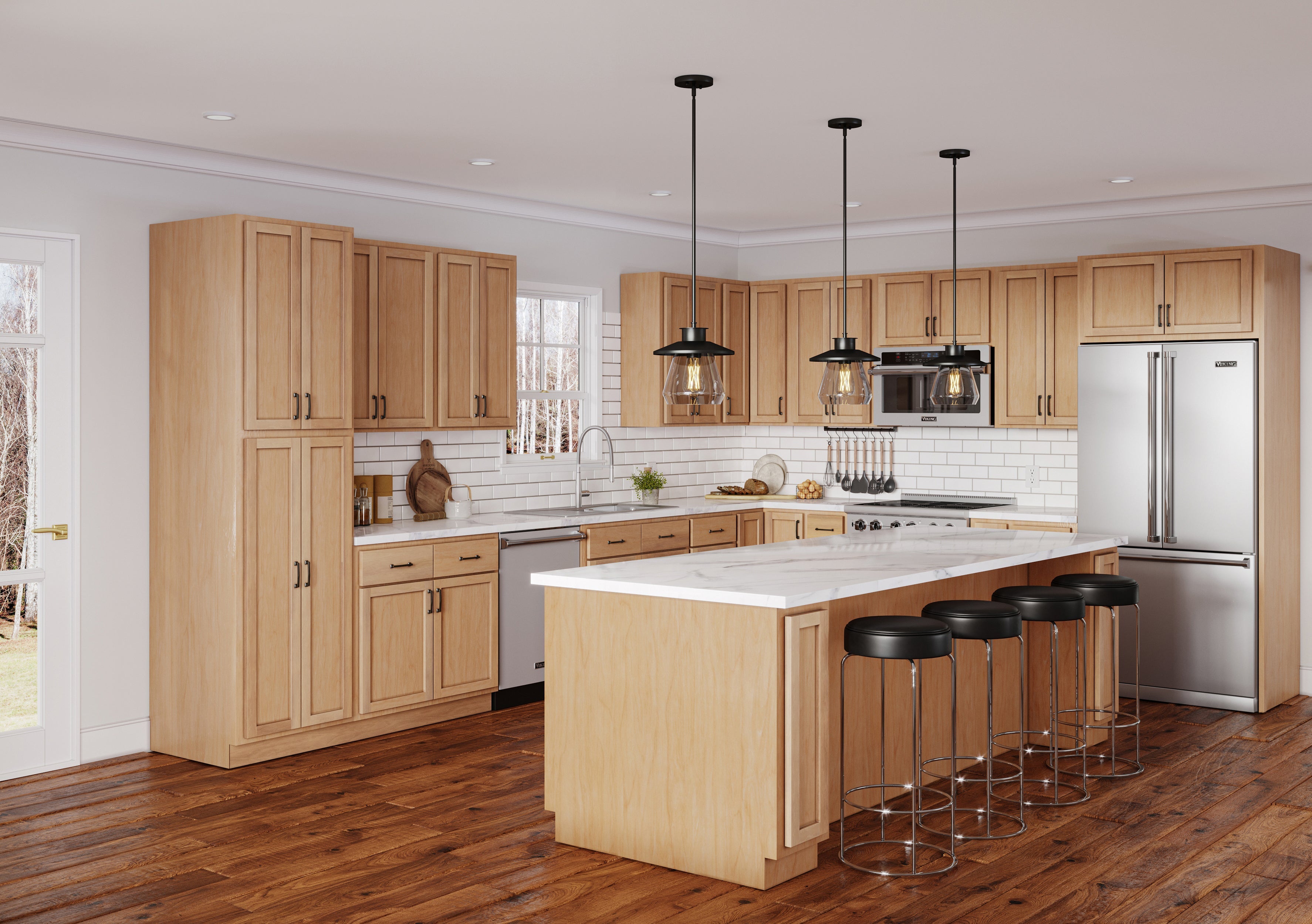 Maple Unfinished Kitchen Cabinets – Amishwerks Maple Unfinished Kitchen ...