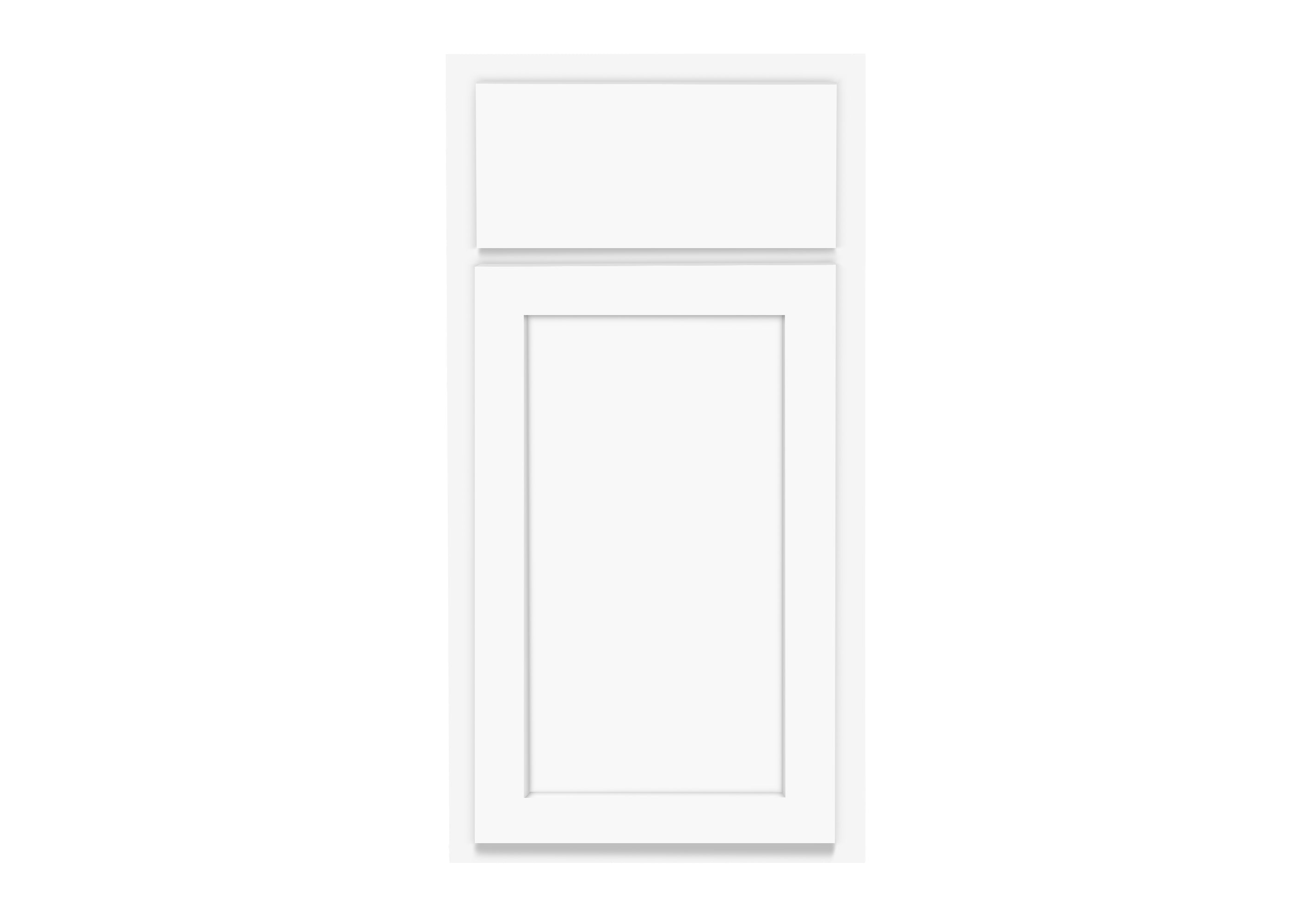 Backwoods Cabinetry 10x10 L-Shaped Pure White Kitchen Cabinets - 10x10 L-Shaped Kitchen Design Layout