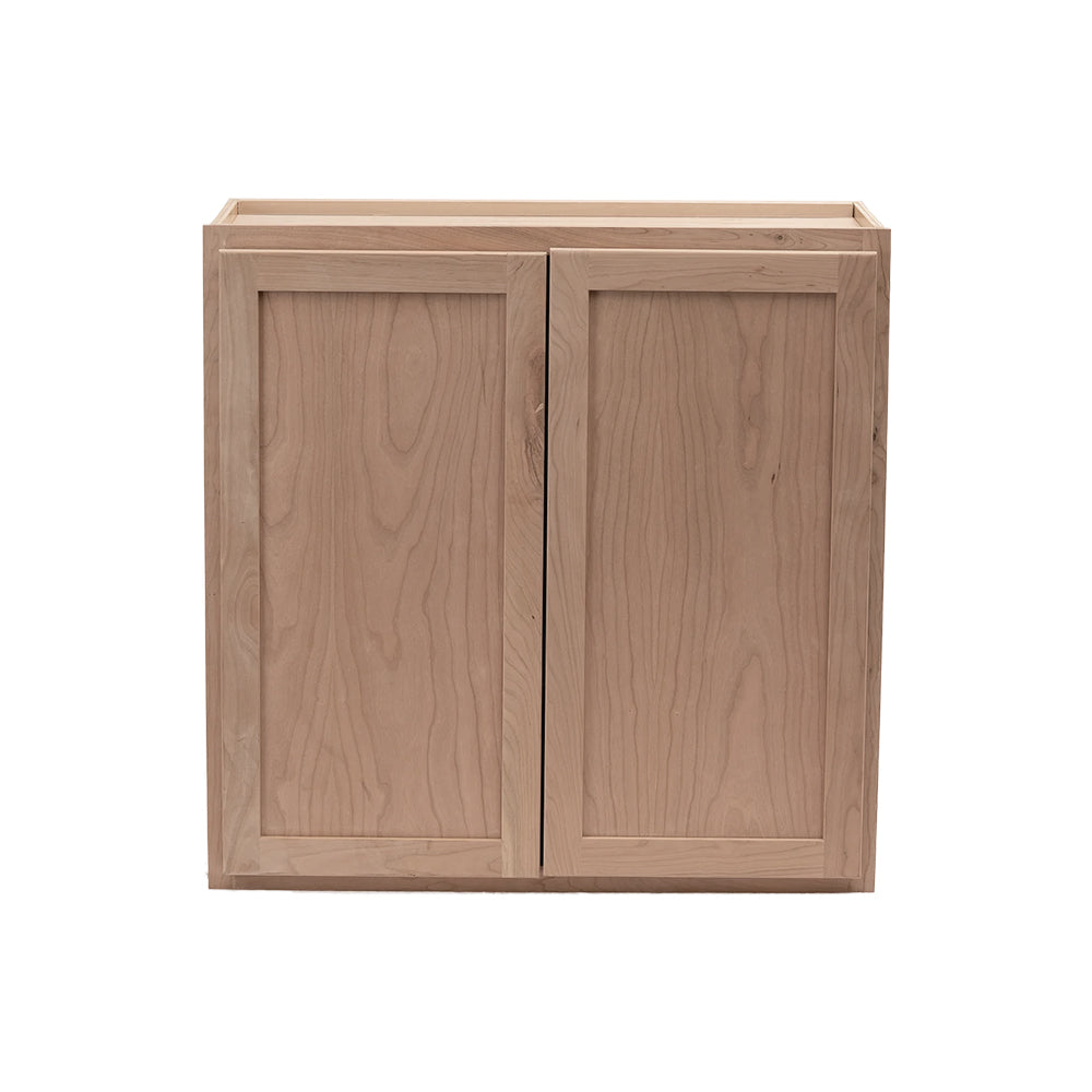 Amishwerks Cherry Unfinished Wall Cabinets Cherry Unfinished 24" x 36" Wall Cabinet