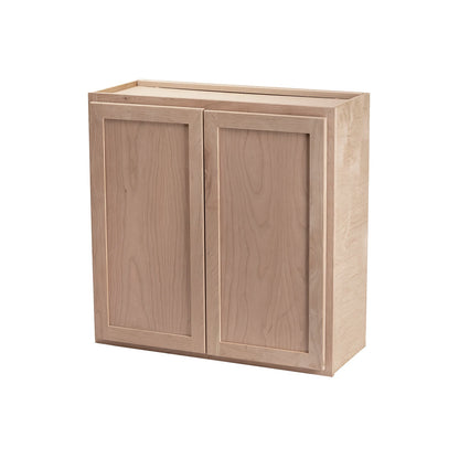 Amishwerks Cherry Unfinished Wall Cabinets Cherry Unfinished 24" x 36" Wall Cabinet