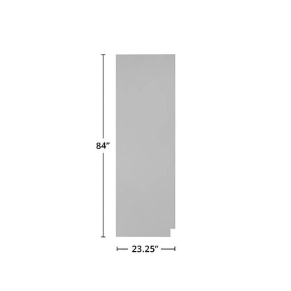 Amishwerks Magnetic Grey Accessories Magnetic Grey 84" Tall End Panel (Left)