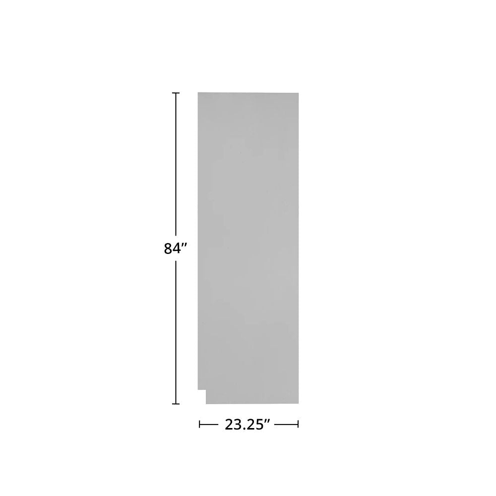 Amishwerks Magnetic Grey Accessories Magnetic Grey 84" Tall End Panel (Right)