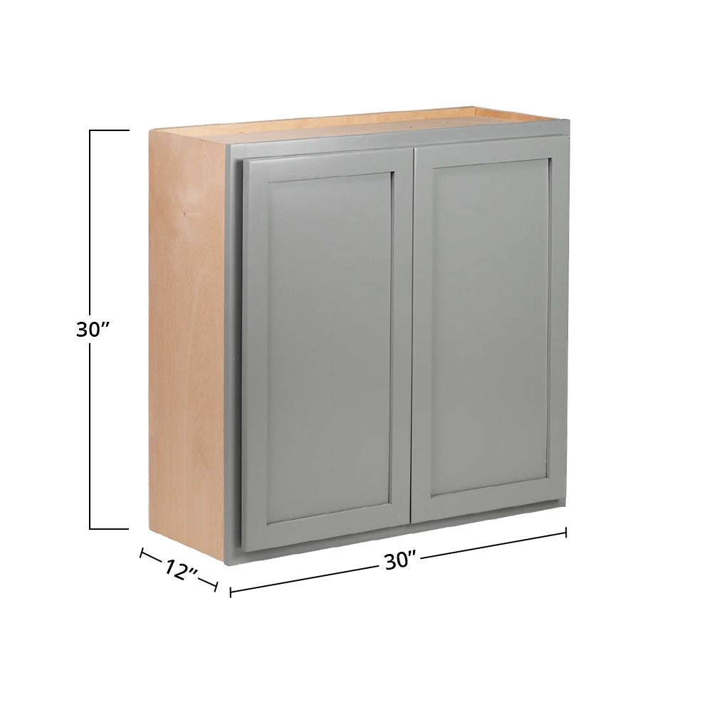 Amishwerks Magnetic Grey Wall Cabinets Magnetic Grey 30" x 30" Wall Cabinet