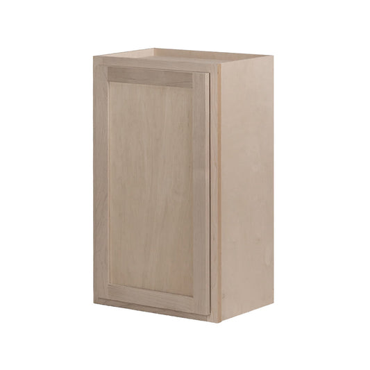 Amishwerks Maple Unfinished Wall Cabinets Maple Unfinished 18" x 42" Wall Cabinet