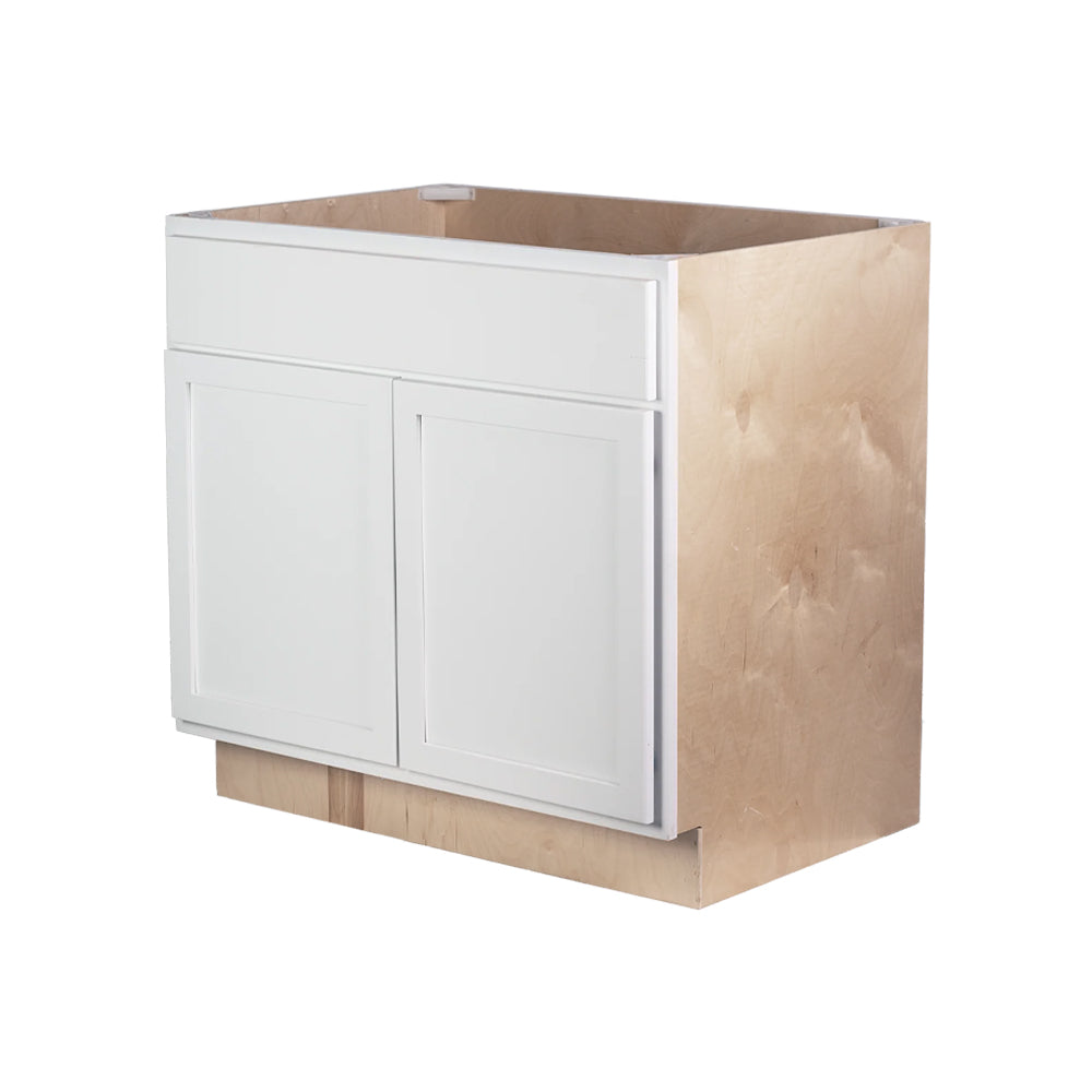 Amishwerks Pure White Base Cabinets Pure White 30" Base Cabinet