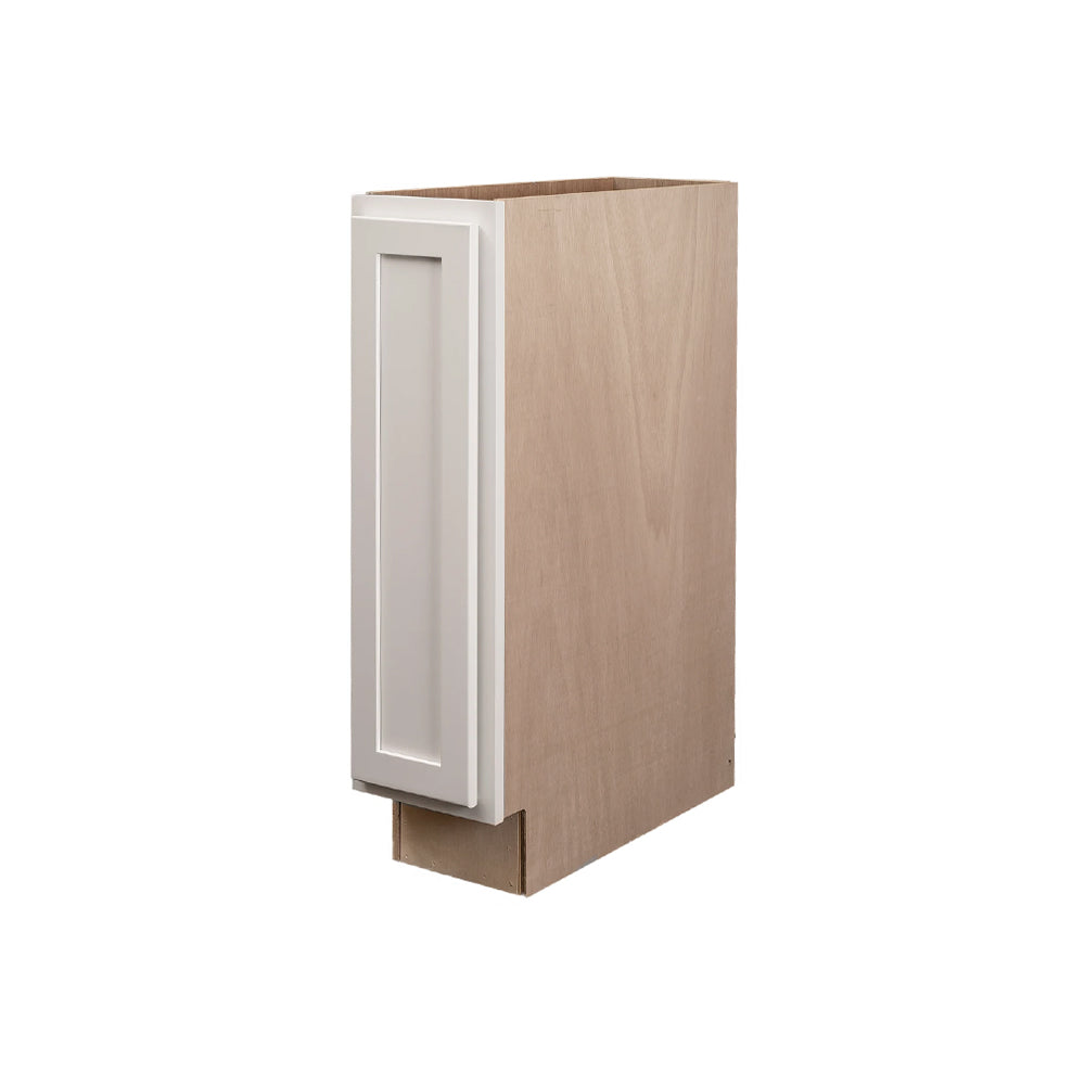 Amishwerks Pure White Base Cabinets Pure White 9" Full Height Door Base Cabinet