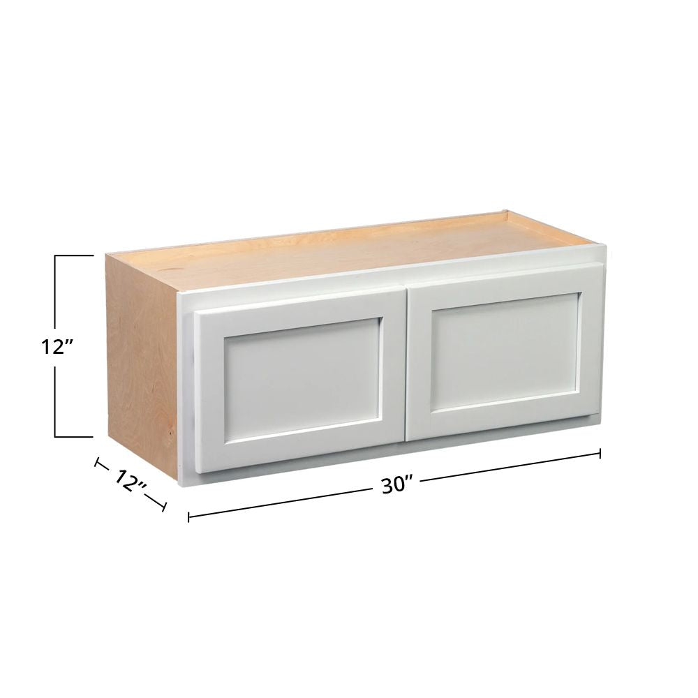 Amishwerks Pure White Wall Cabinets Pure White 30" x 12" Wall Cabinet