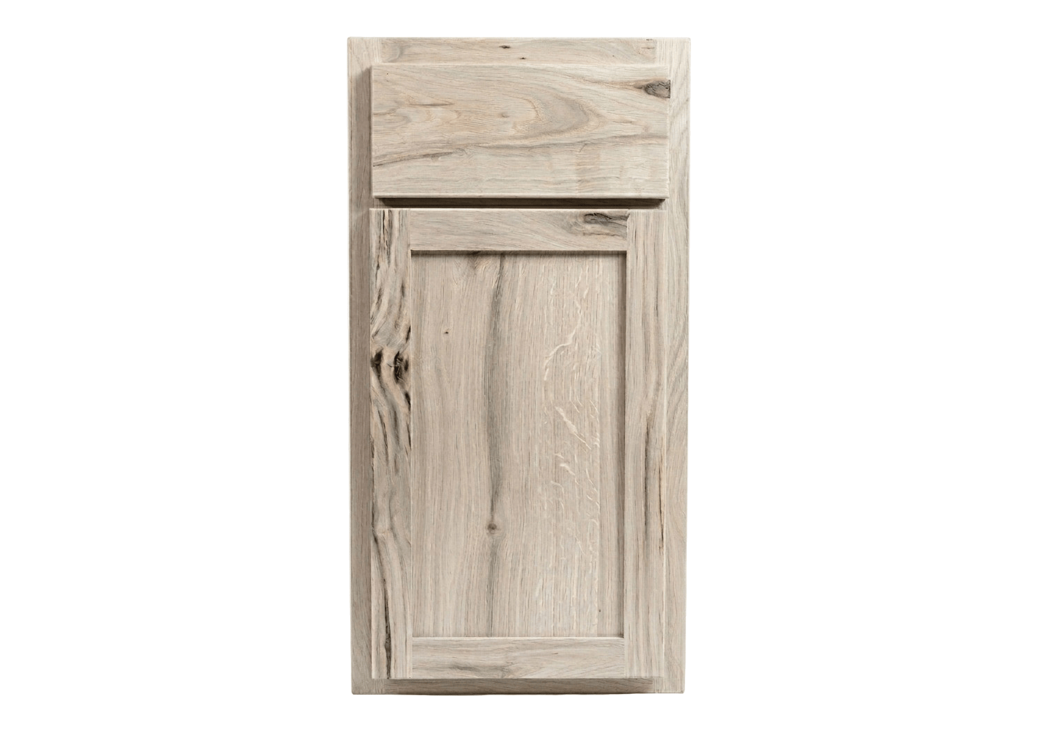 Amishwerks Heather White Stain Rustic White Oak Sample Door Heather White Stain Rustic White Oak Door Sample