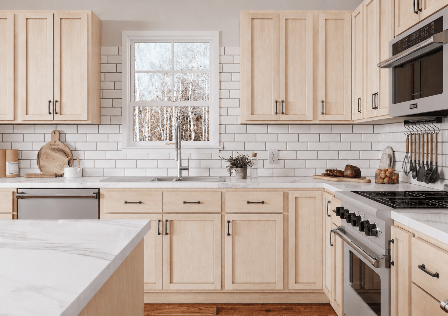 Maple Unfinished Kitchen Cabinets