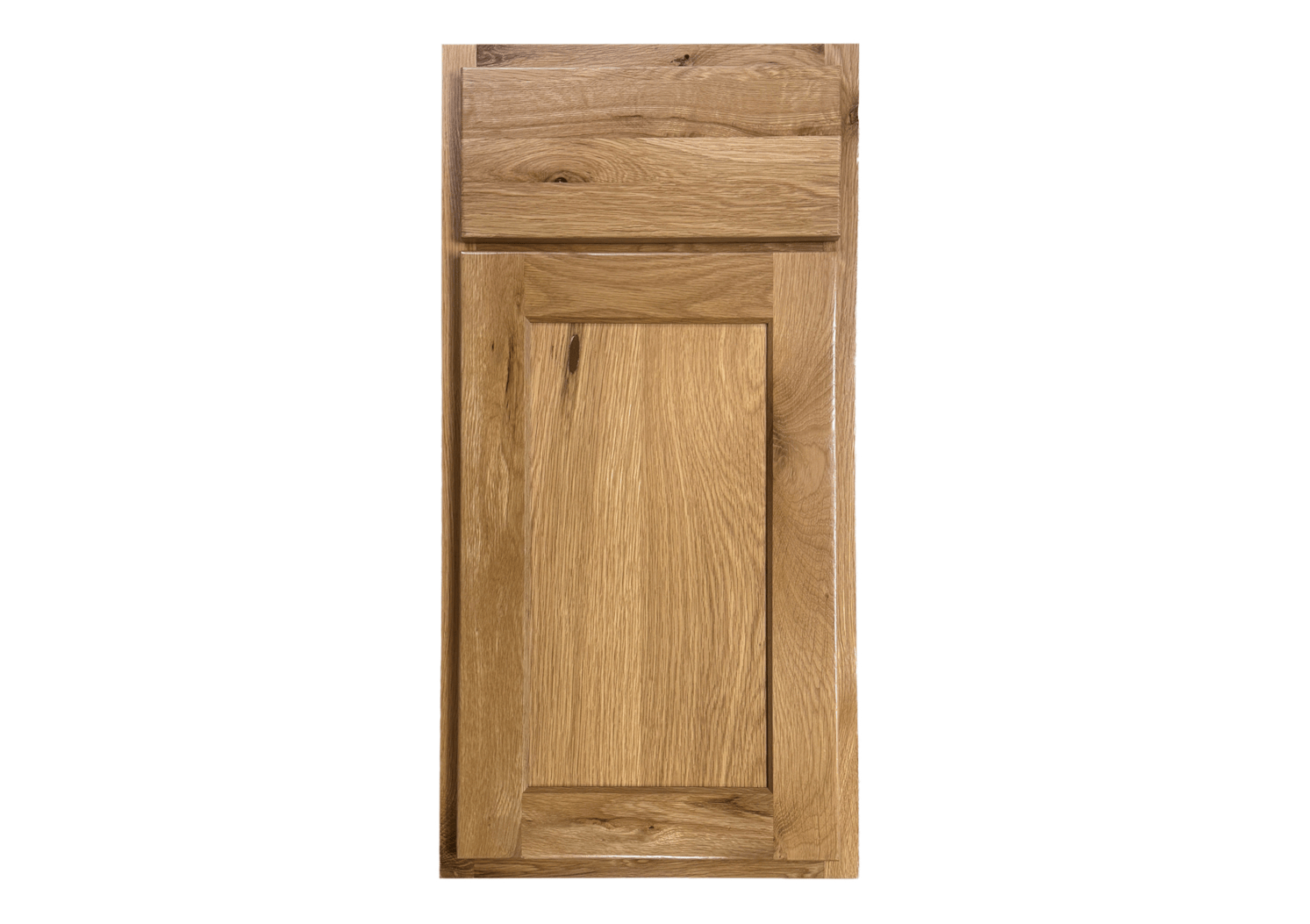 Rustic White Oak Kitchen Cabinets
