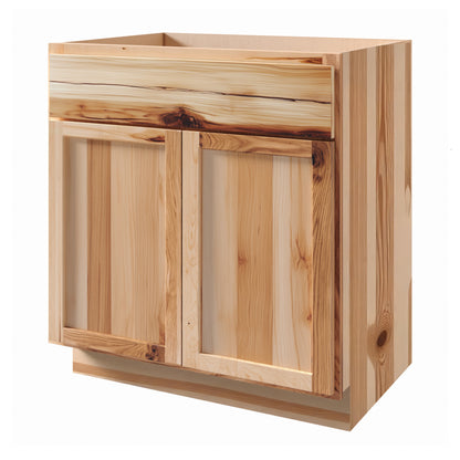 Rustic Hickory 24" Bathroom Vanity Sink Base Cabinet